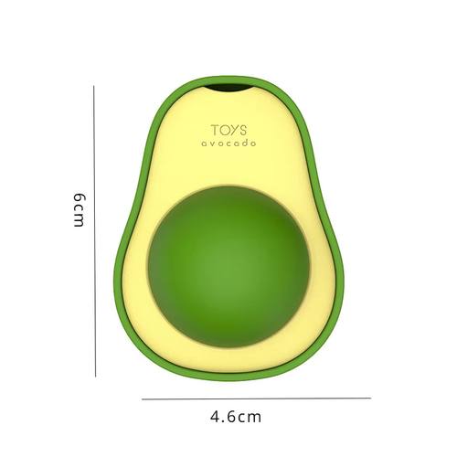 Котяча жувальна іграшка Avocado Catnip Ball з натуральною м'ятою у вигляді авокадо